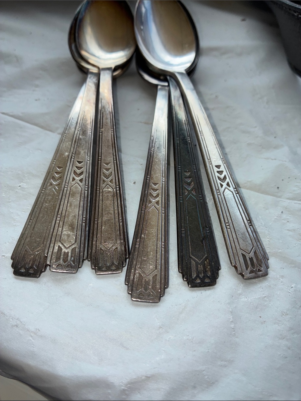Oneida| Tudor Plate | Friendship | Silverplate Serving Spoons | 2